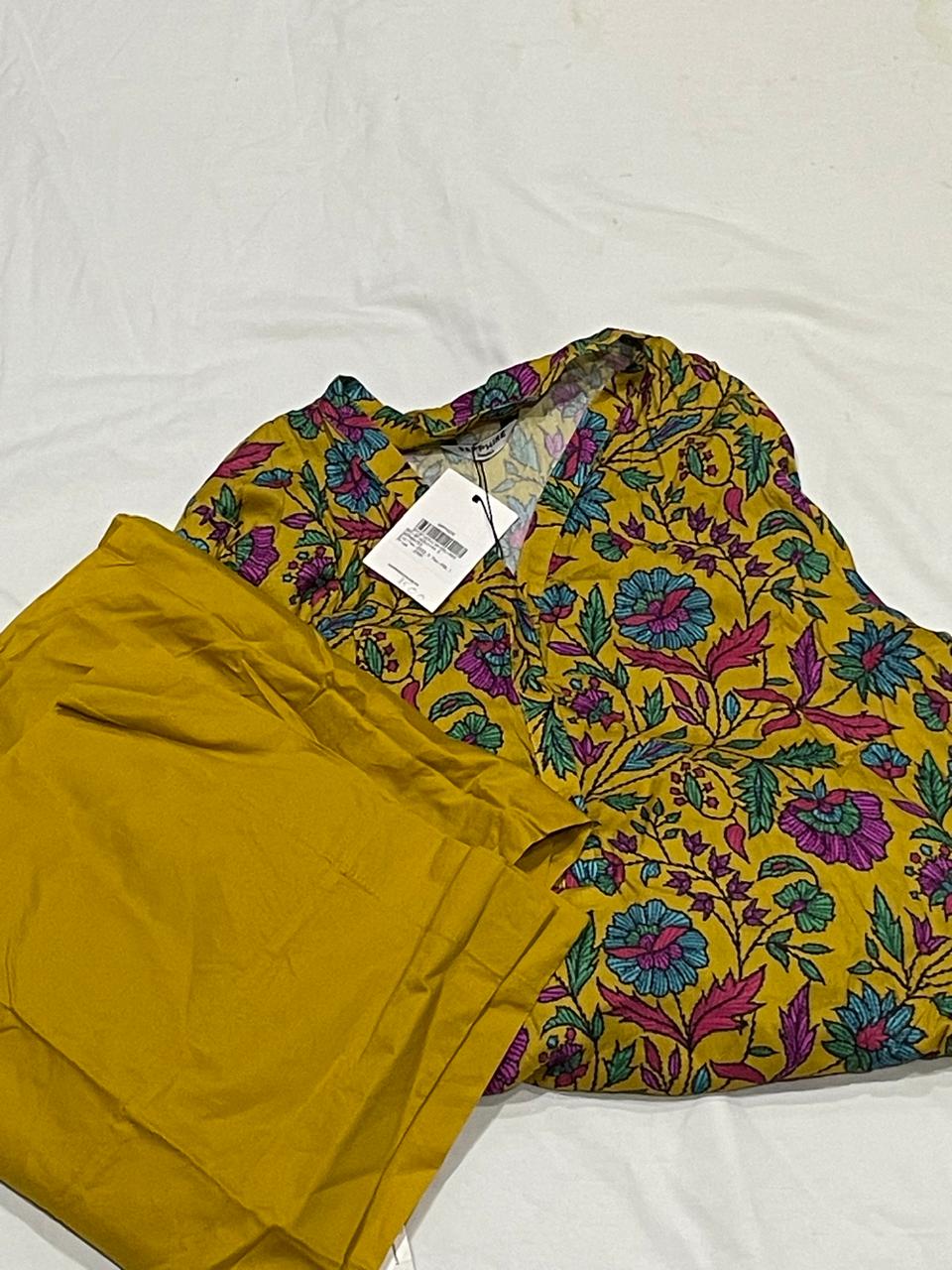 2-Piece Printed Arabic Lawn Suit
