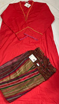 2-Piece Printed Lawn Suit with Chiffon Dupatta